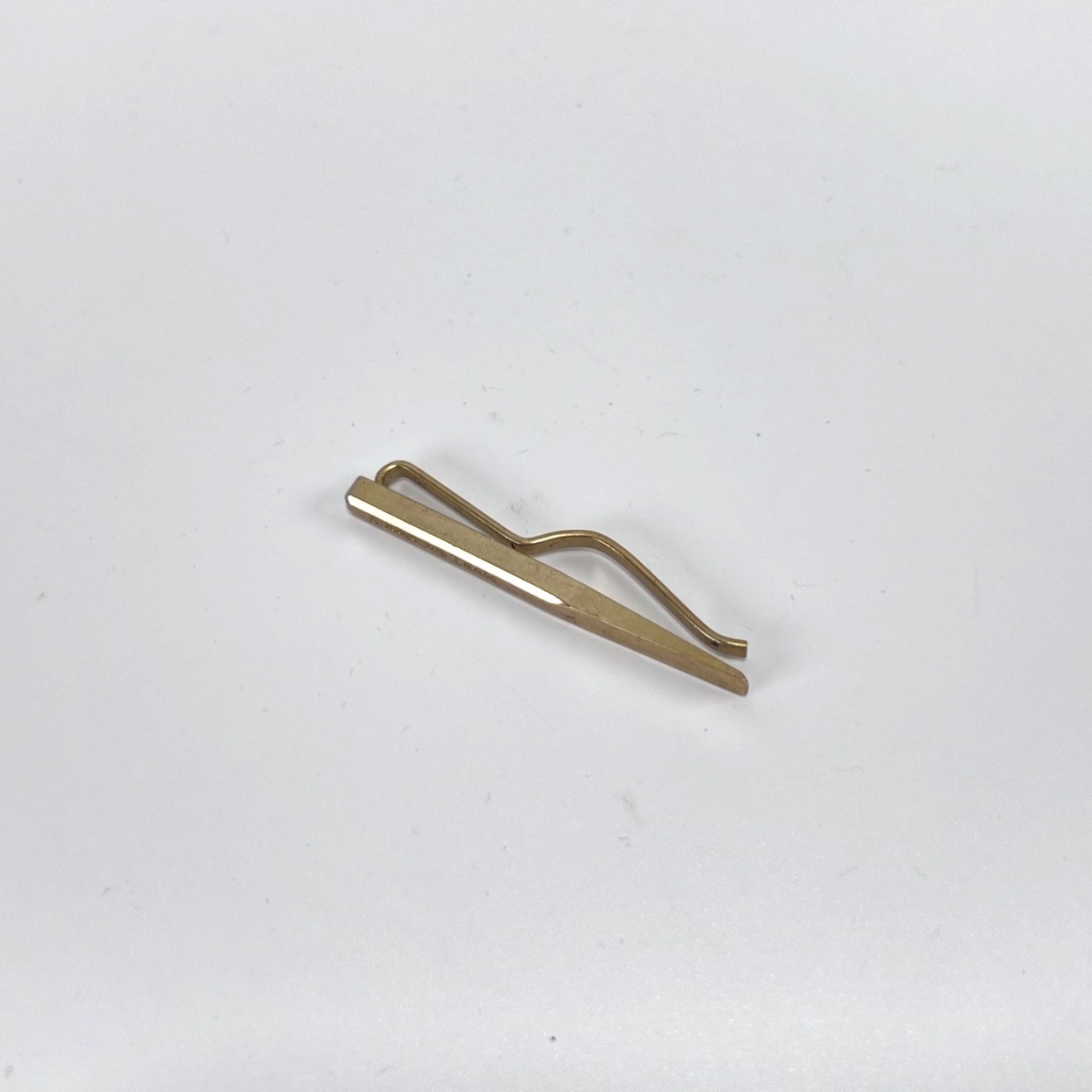 Snap-On Tools Mid-Century Flat Head Chisel Tool Men's Tie Bar Clip Snap On Tools